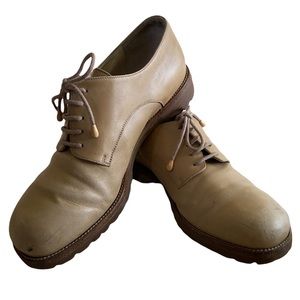 Henry Beguelin Barney’s leather lace-up loafers